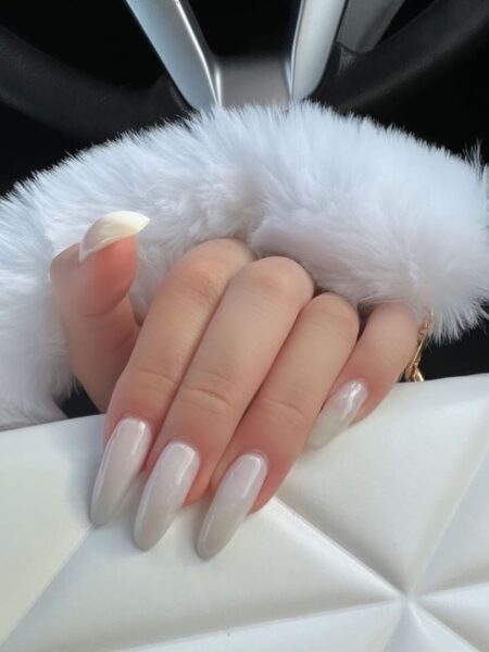 White nail 🫧🤍